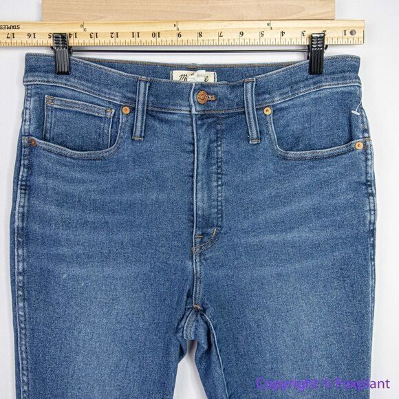 NEW Madewell 10" High-Rise Skinny Jeans Eardley Wash, 30 - Picture 4 of 14